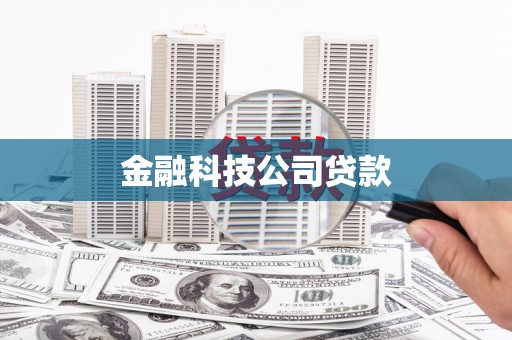 长寿金融科技公司贷款