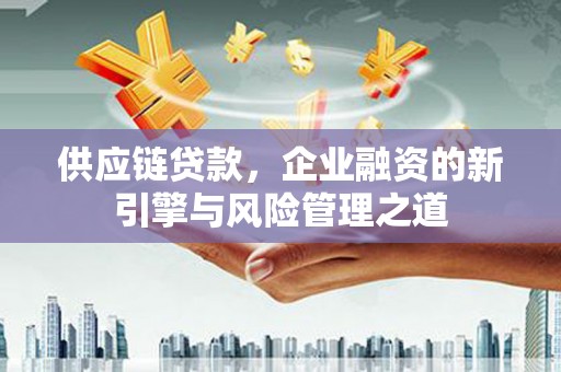 宜城供应链贷款，企业融资的新引擎与风险管理之道