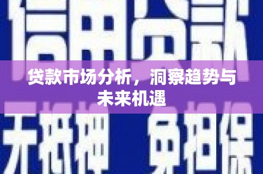 灵台贷款市场分析，洞察趋势与未来机遇