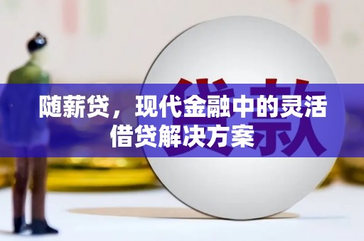 云和随薪贷，现代金融中的灵活借贷解决方案