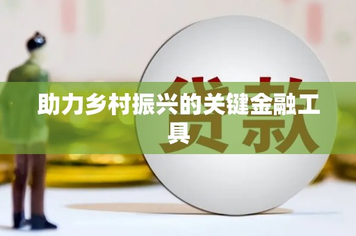 安溪助力乡村振兴的关键金融工具