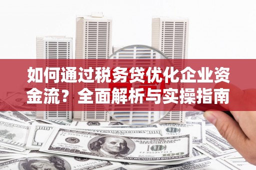 屏南如何通过税务贷优化企业资金流？全面解析与实操指南