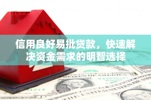 长洲信用良好易批贷款，快速解决资金需求的明智选择