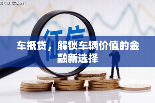 定海车抵贷，解锁车辆价值的金融新选择