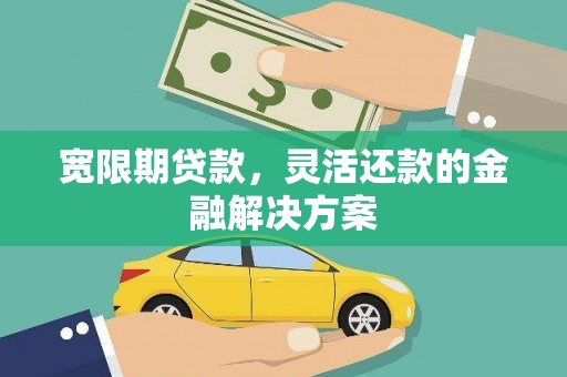 宝兴宽限期贷款，灵活还款的金融解决方案