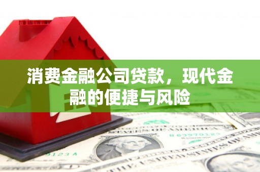 三门峡消费金融公司贷款，现代金融的便捷与风险