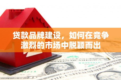 中西贷款品牌建设，如何在竞争激烈的市场中脱颖而出