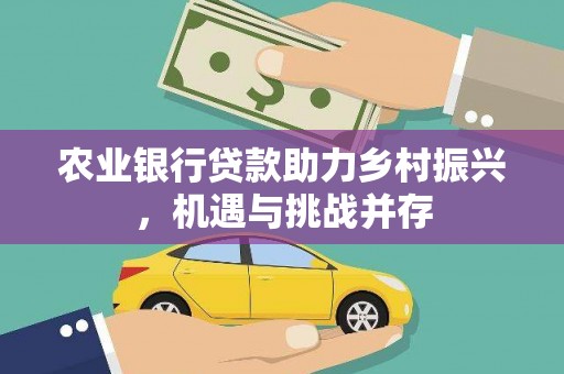 江陵农业银行贷款助力乡村振兴，机遇与挑战并存