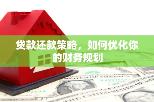 通海贷款还款策略，如何优化你的财务规划