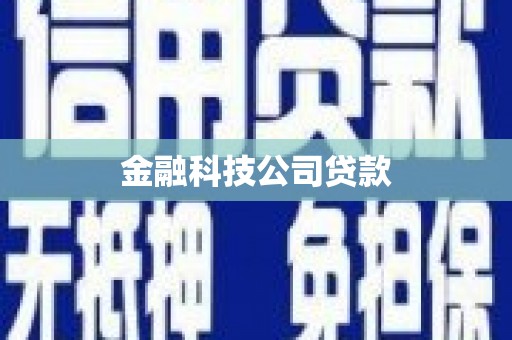 麒麟金融科技公司贷款