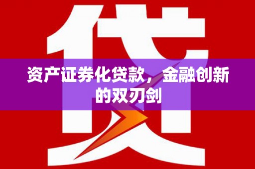 武功资产证券化贷款，金融创新的双刃剑