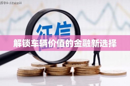 邵武解锁车辆价值的金融新选择