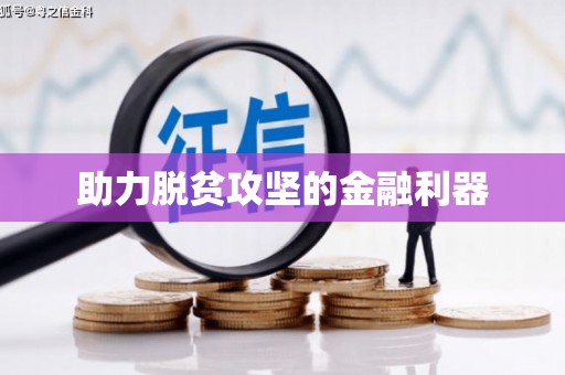 薛城助力脱贫攻坚的金融利器