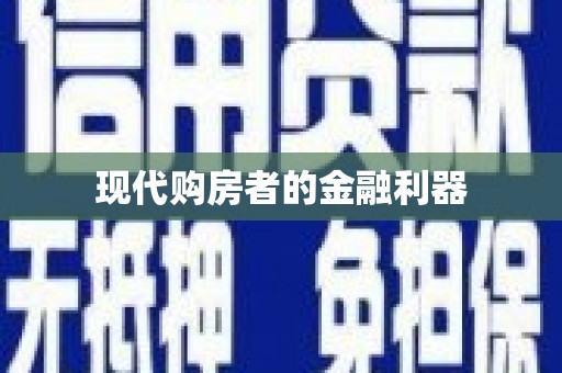 文安现代购房者的金融利器