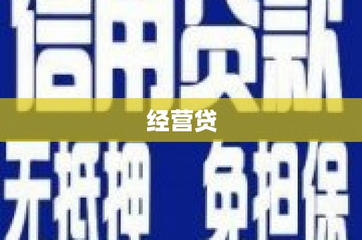 广水经营贷